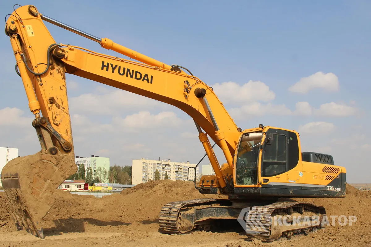 Экскаватор полноповоротный гусеничный Hyundai